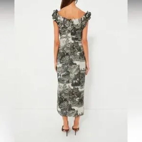Tuckernuck Grey Toile Midi Dress - Picture 3 of 3
